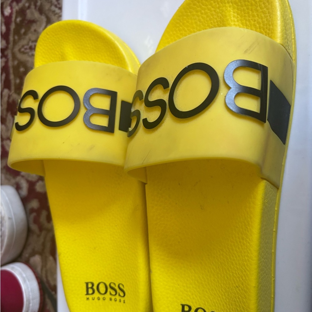 Boss Vibrant Yellow Slides